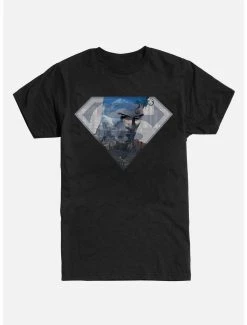 DC Comics Superman Hero Logo Silhouette T-Shirt