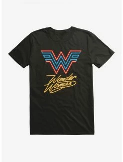 DC Comics Wonder Woman 1984 Neon Lights Logo T-Shirt