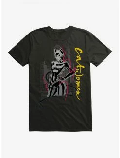 DC Comics Catwoman Yellow Lettering T-Shirt