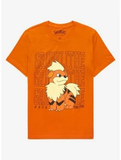 Pokemon Pokémon Growlithe Collegiate T-Shirt - BoxLunch Exclusive