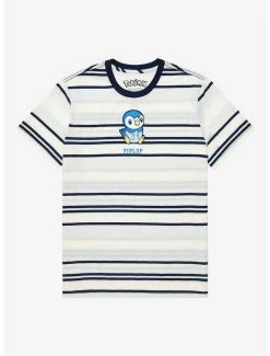 Pokemon Pokémon Piplup Striped T-Shirt - BoxLunch Exclusive
