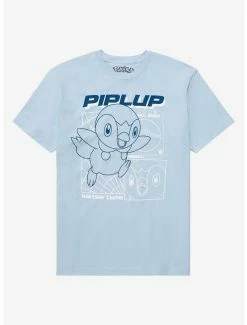 Pokemon Pokémon Piplup Pokédex Entry T-Shirt - BoxLunch Exclusive