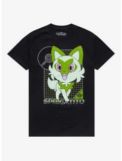Pokemon Pokémon Sprigatito Poké Dex T-Shirt - BoxLunch Exclusive